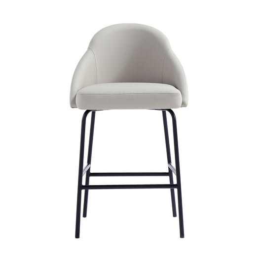 Manhattan Gracie - Counter Stool With Black Base
