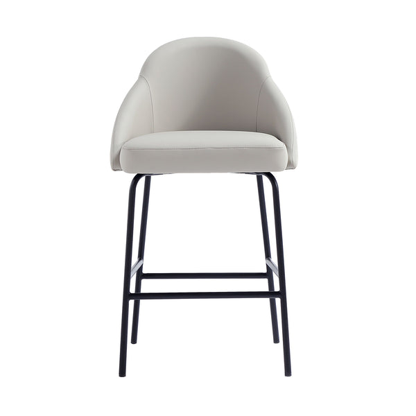 Manhattan Gracie - Counter Stool With Black Base