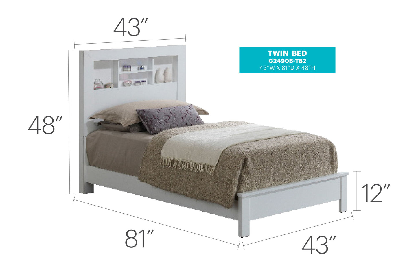 Glory Furniture - Burlington - Bed
