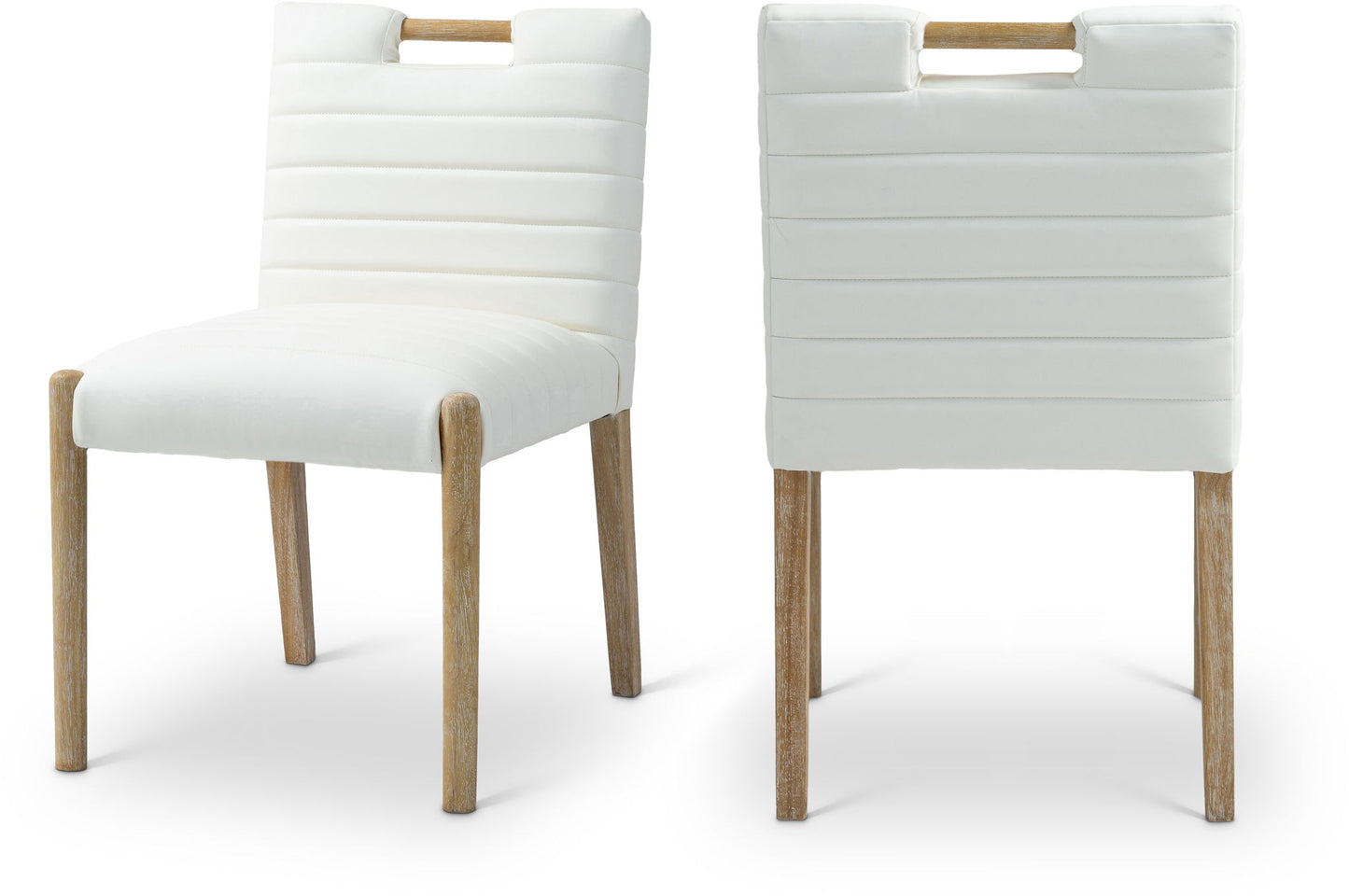 Aimee - Dining Side Chair (Set of 2) - Light Brown Legs
