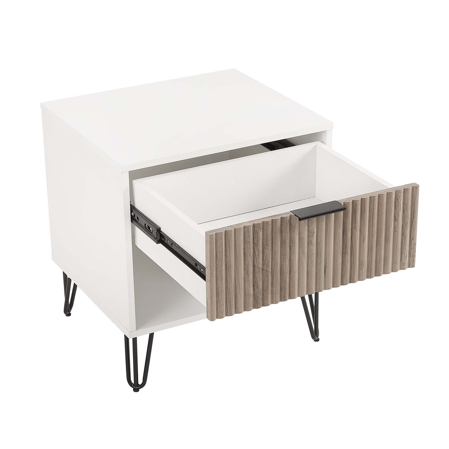 Manhattan Dumbo - Nightstand With White Frame