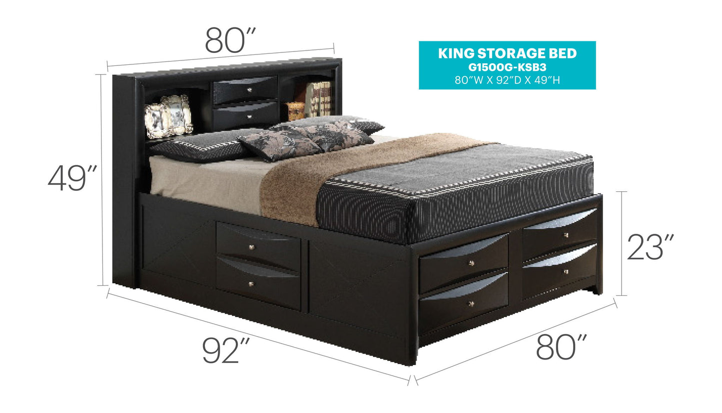Glory Furniture - Marilla - Storage Bed