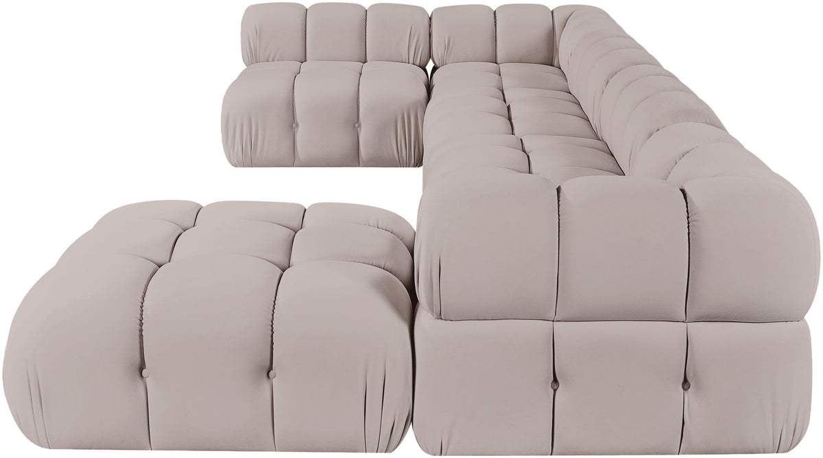 Orin - 6 Piece Modular Sectional (3 Modular Chairs, 2 Corner Chairs & Ottoman)
