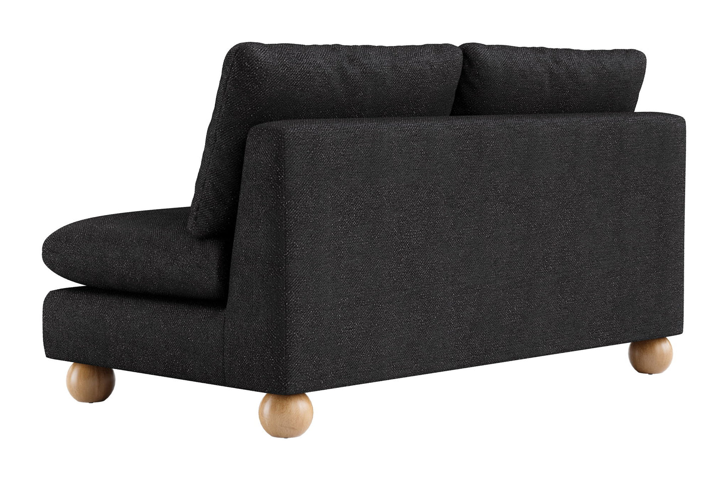 Minze - Loveseat - Black