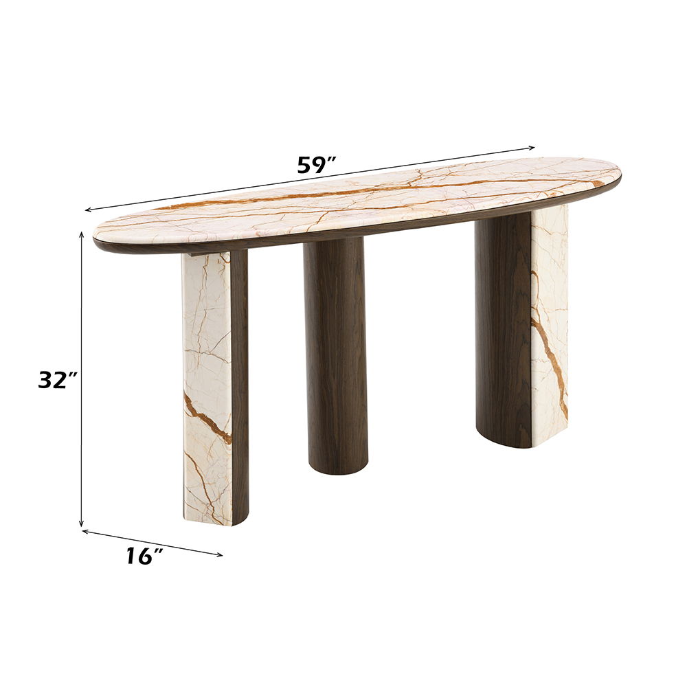 Haidar - Table With Marble Top