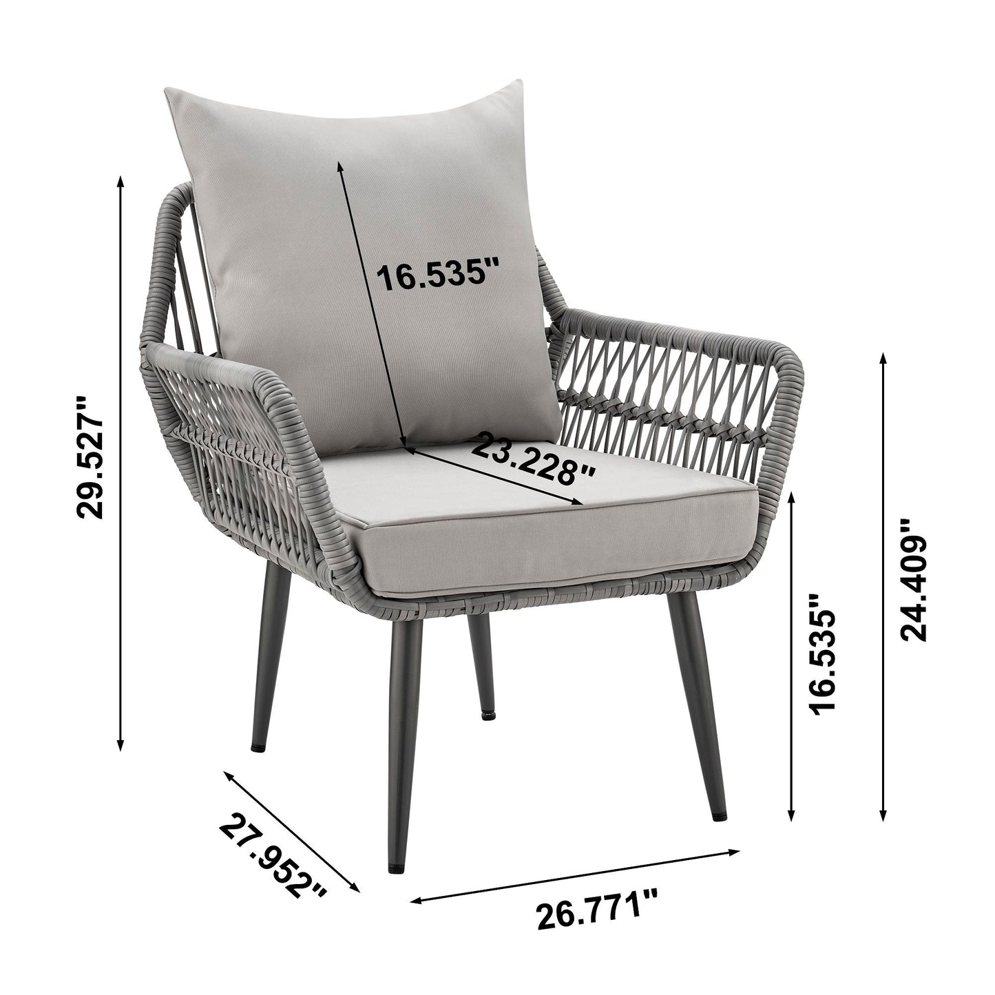 Manhattan Cannes - 3-Piece Conversation Set