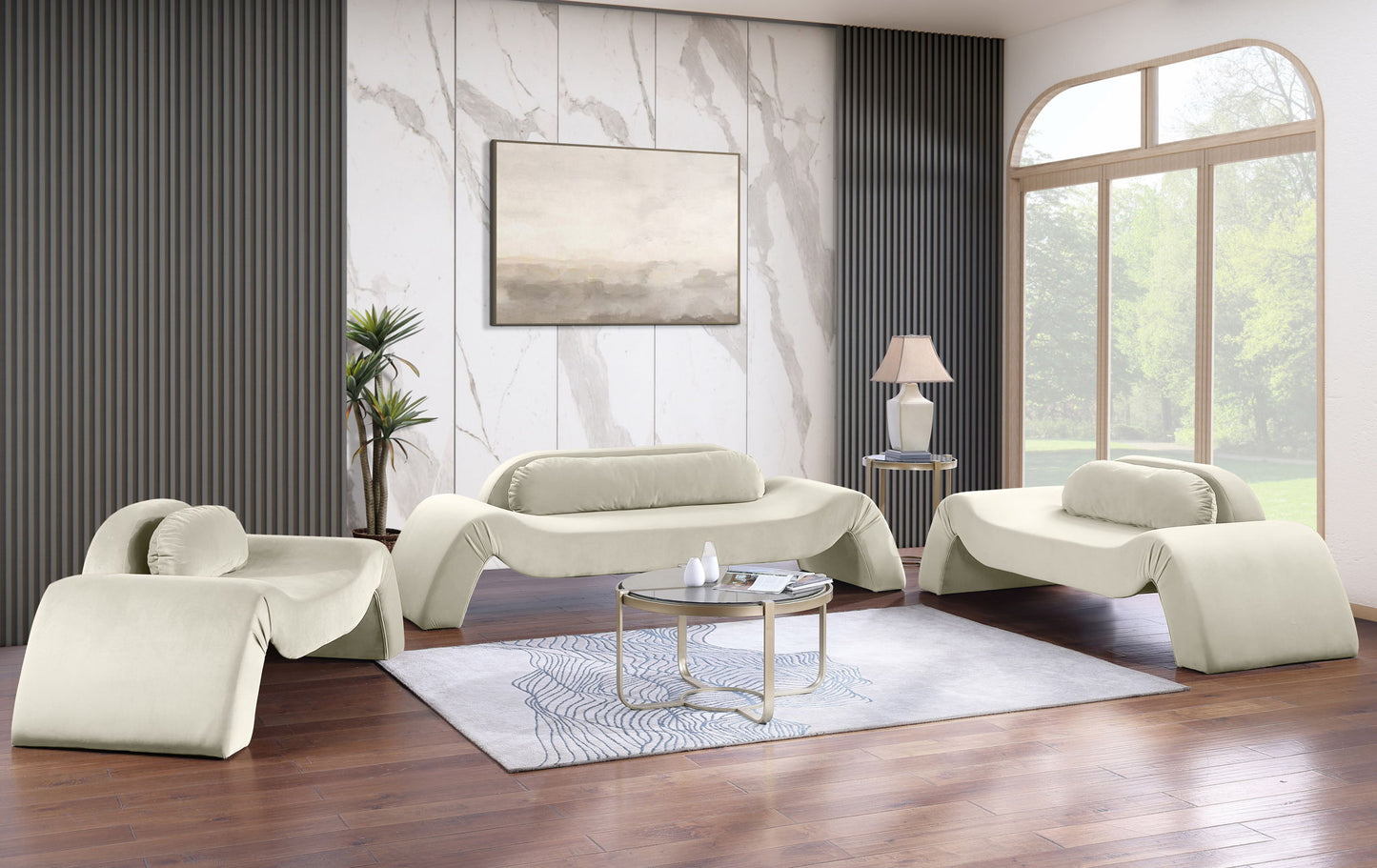 Austin - Velvet Loveseat
