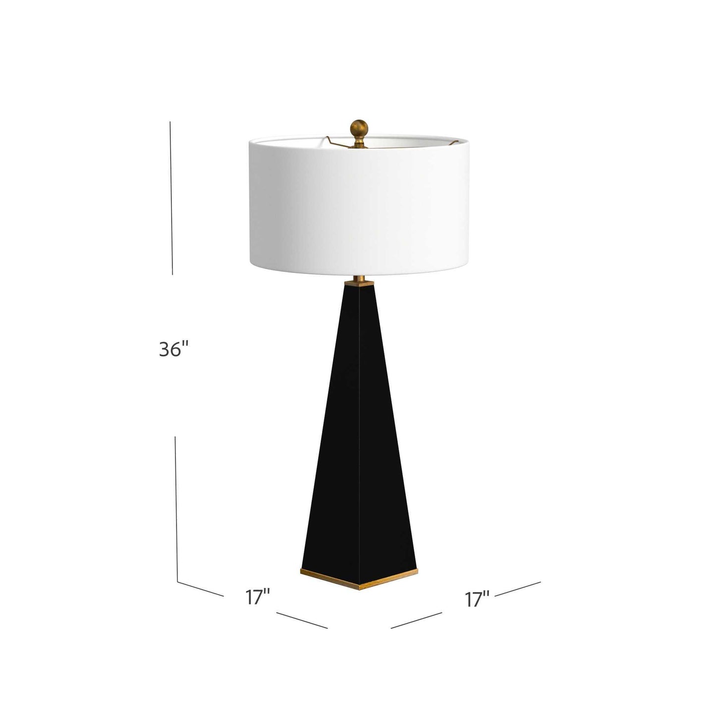 Elle - Table Lamp - Black