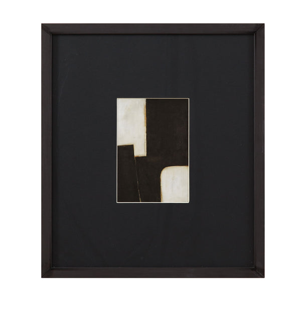 Desert Fragments VI Framed Print - Black / White