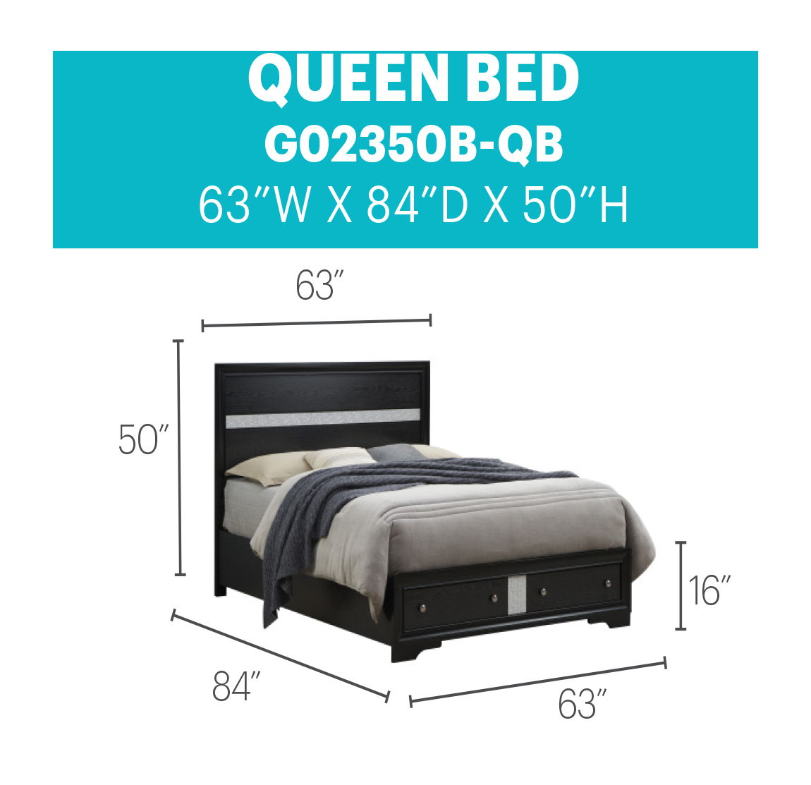Glory Furniture - Madrid - Bed
