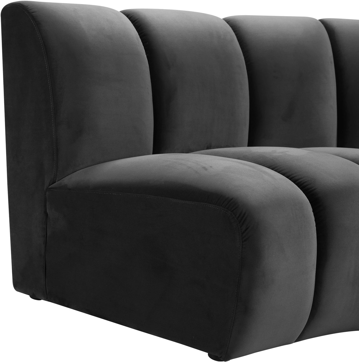 Infinity - 10 Piece Velvet Modular Sectional