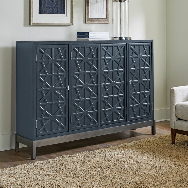 Braxton - Accent Cabinet - Azure Blue