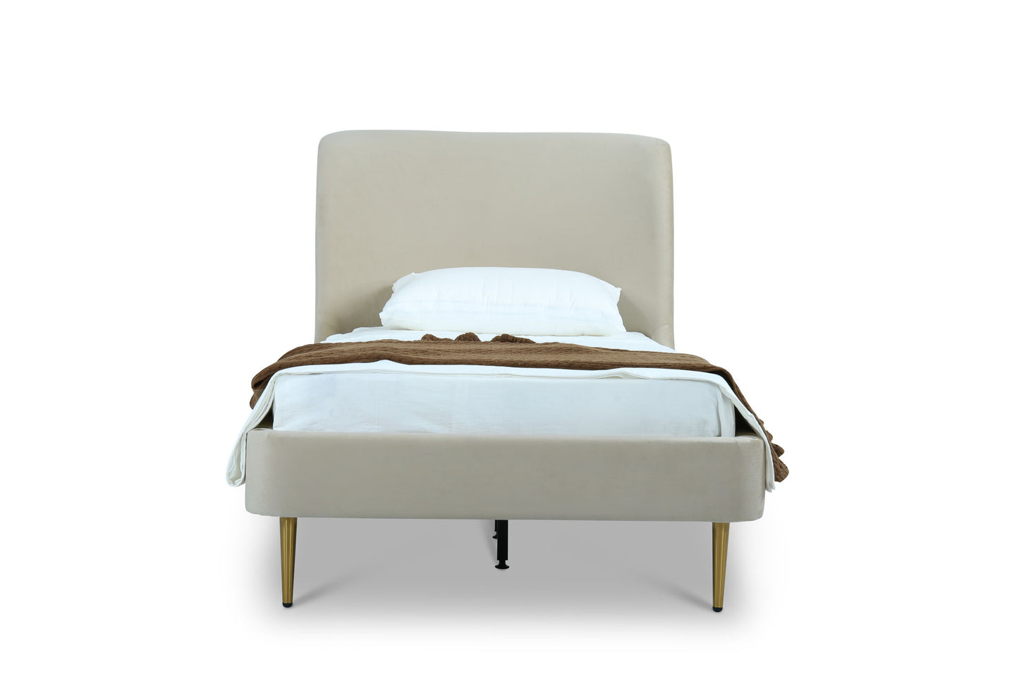 Manhattan Heather - Bed With Gold Legs