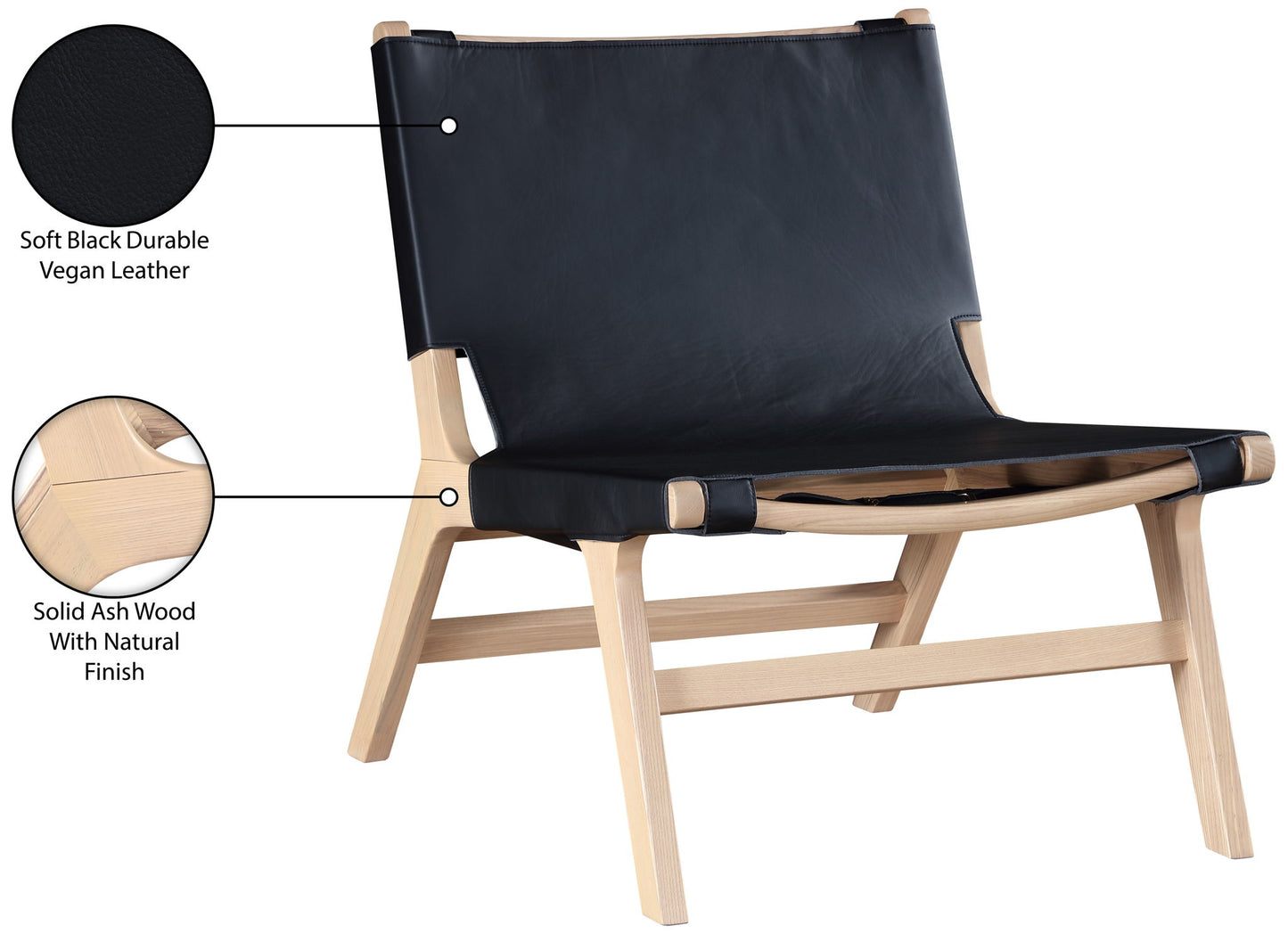 Rawlins - Accent Chair - Natural Frame