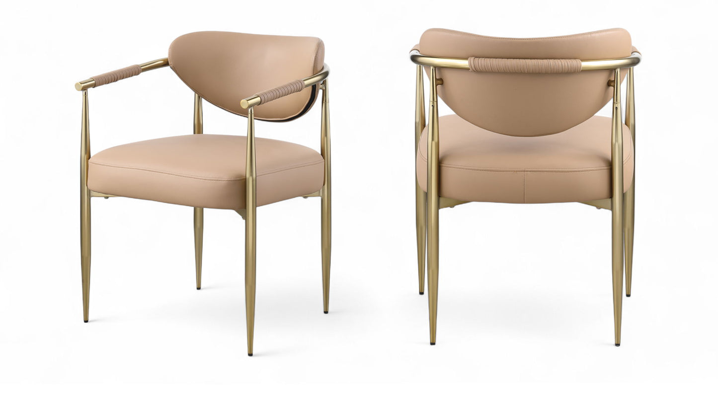 Virella - Faux Leather Upholstered Dining Chair (Set of 2)
