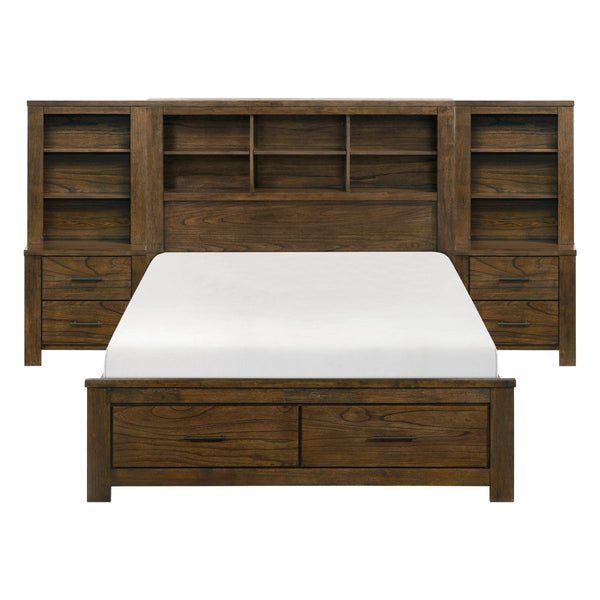 Sullivan 5pc Set Full Platform Wall Bed (FB+2NS+2NS-P)