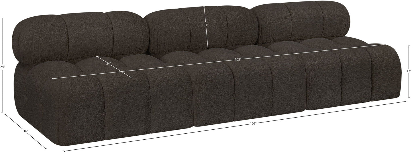 Ames - 3 Seat Modular Armless Sofa