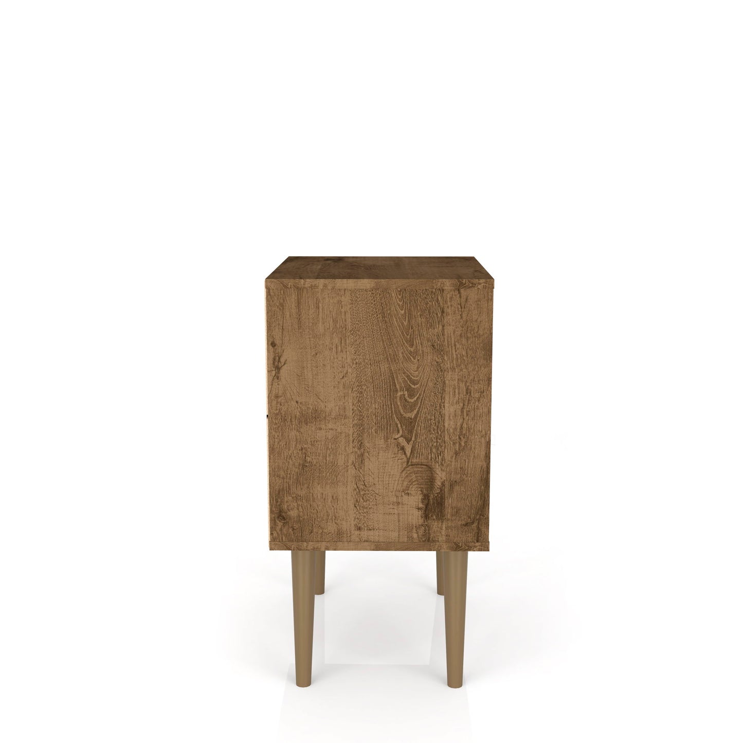 Manhattan Liberty - Nightstand Wtth Rustic Brown Frame