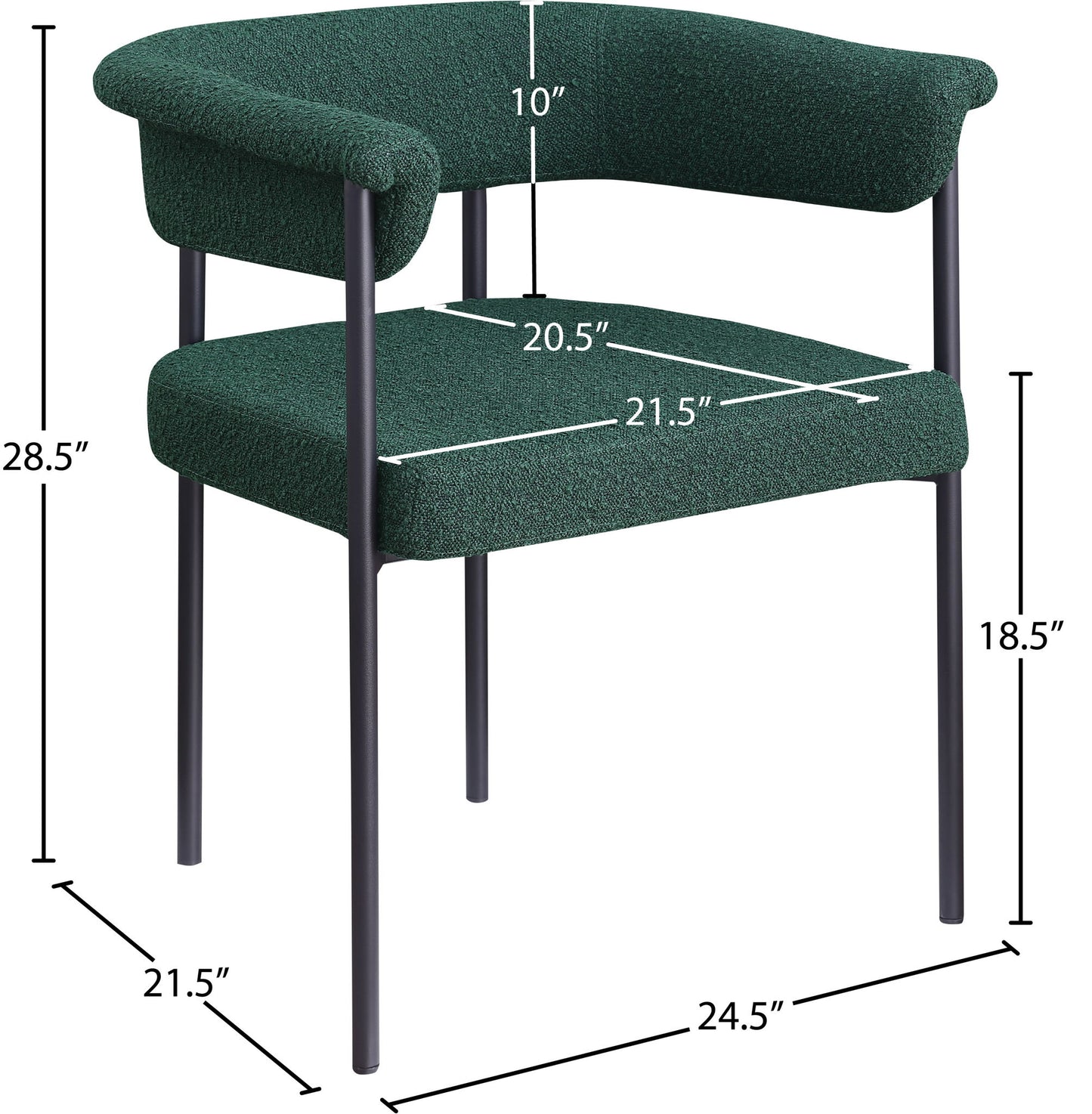 Malin - Boucle Dining Chair (Set of 2)