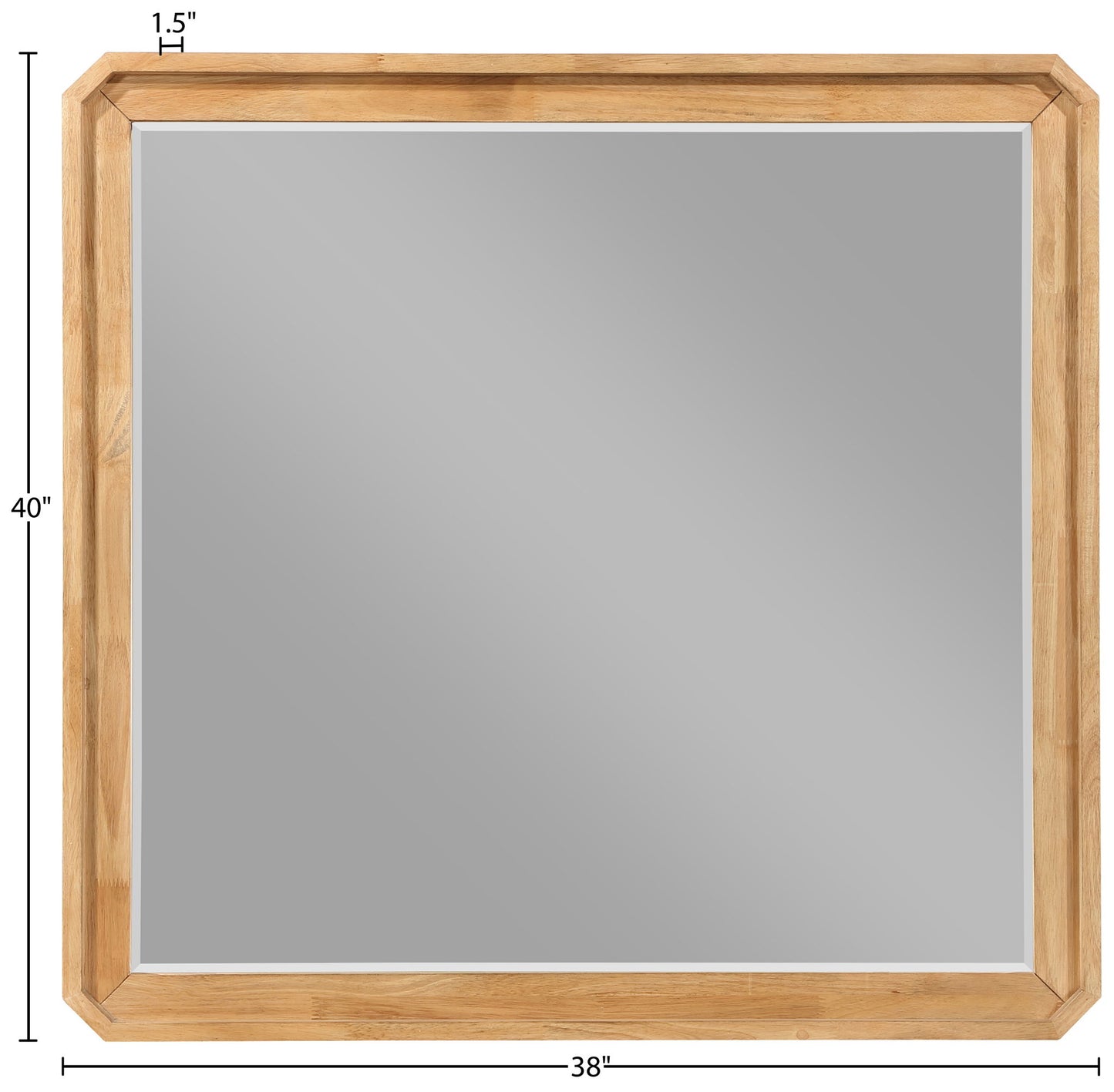 Parker - Rubberwood Mirror