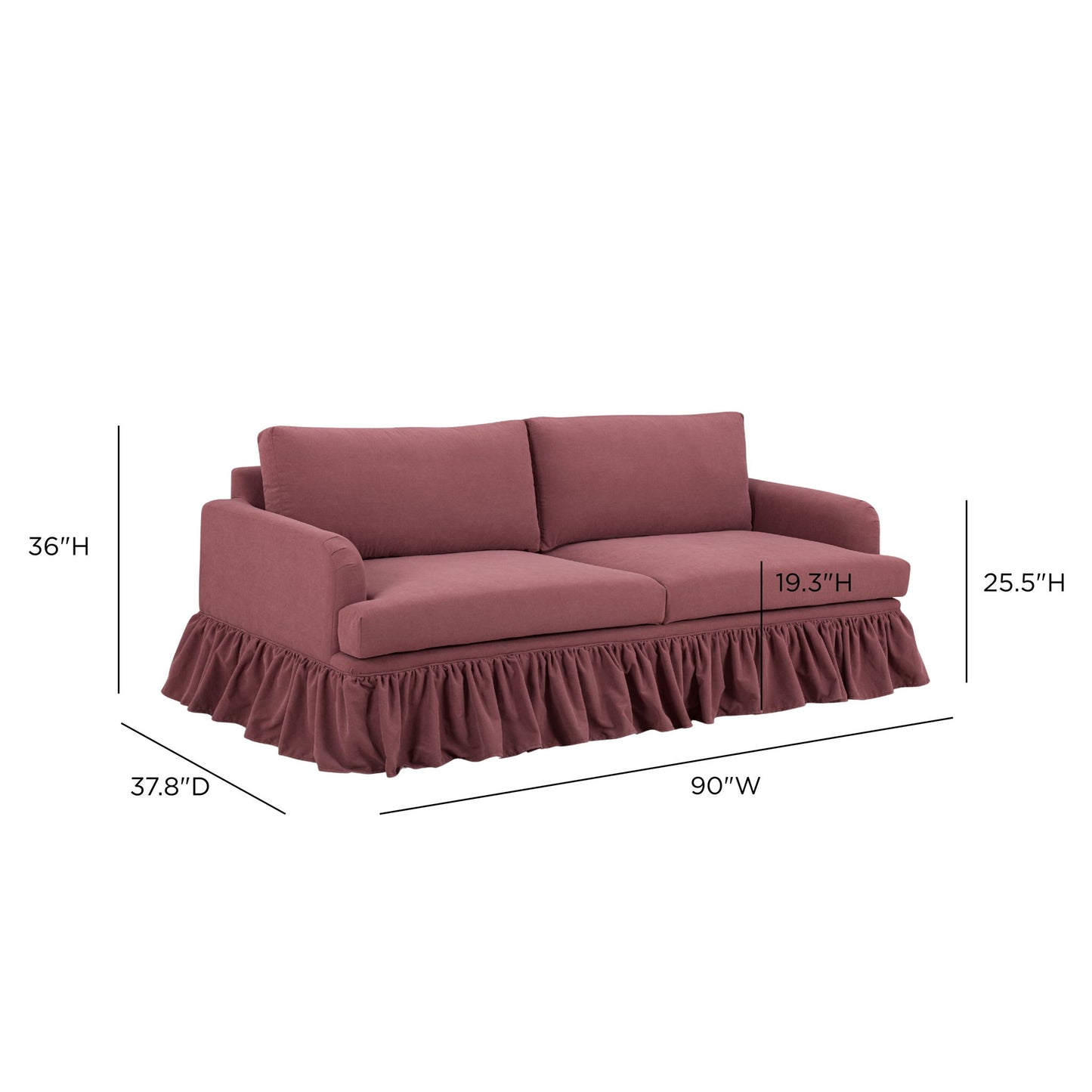 Gertrude - Upcycled Performance Fabric Sofa