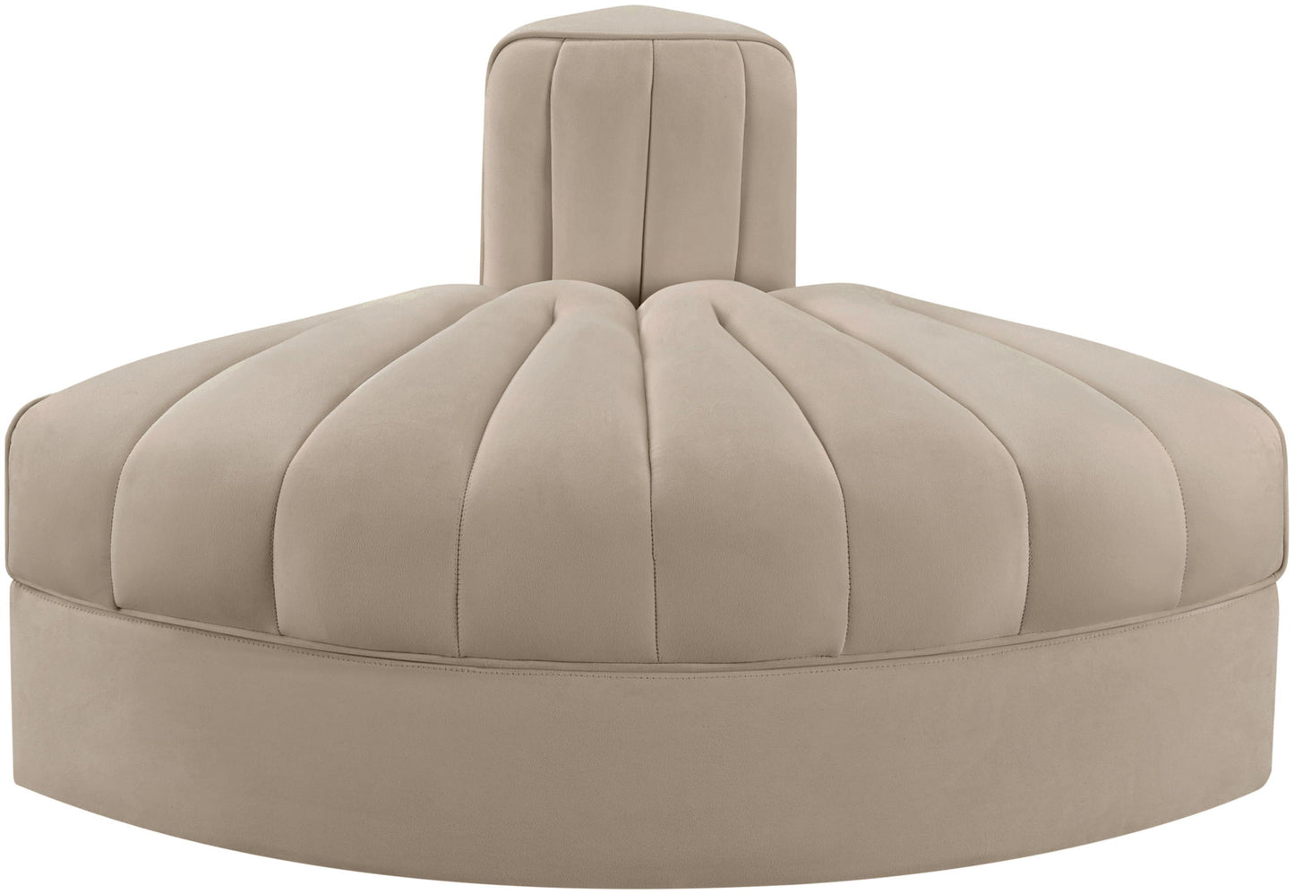Rummi - Velvet Performance Fabric Upholstered Modular Chair