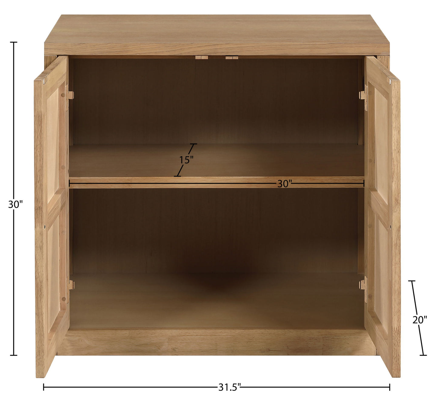 Vero - Solid Wood And Oak Venee Sideboard/Buffet