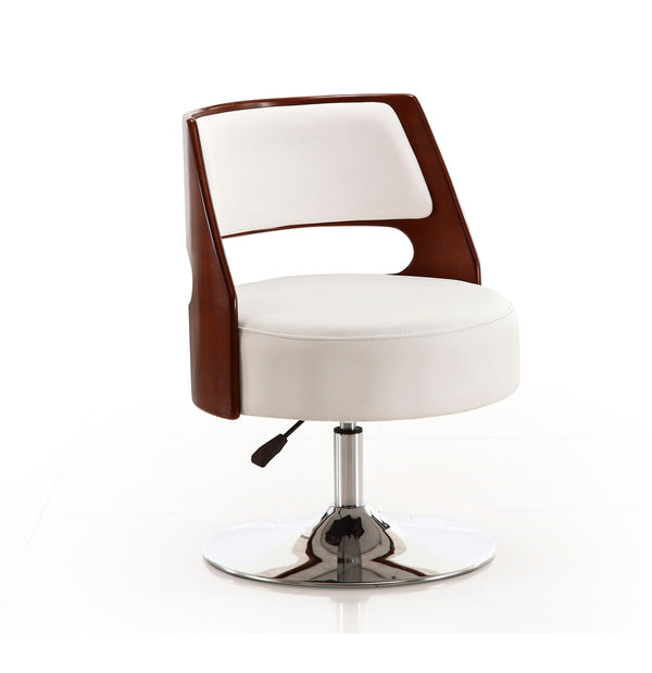 Salon - Swivel Lounge Chair - White