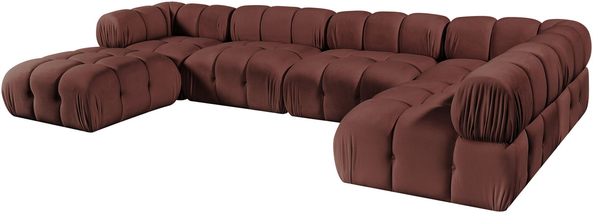 Orin - 6 Piece Modular Sectional (3 Modular Chairs, 2 Corner Chairs & Ottoman)