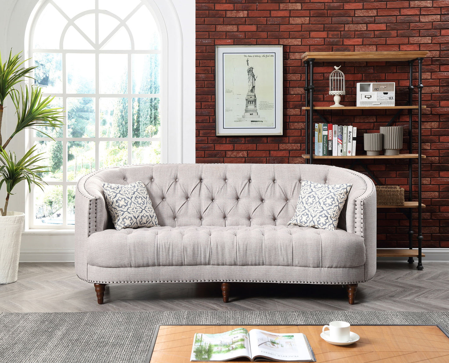 Charleston - Sofa - Light Gray