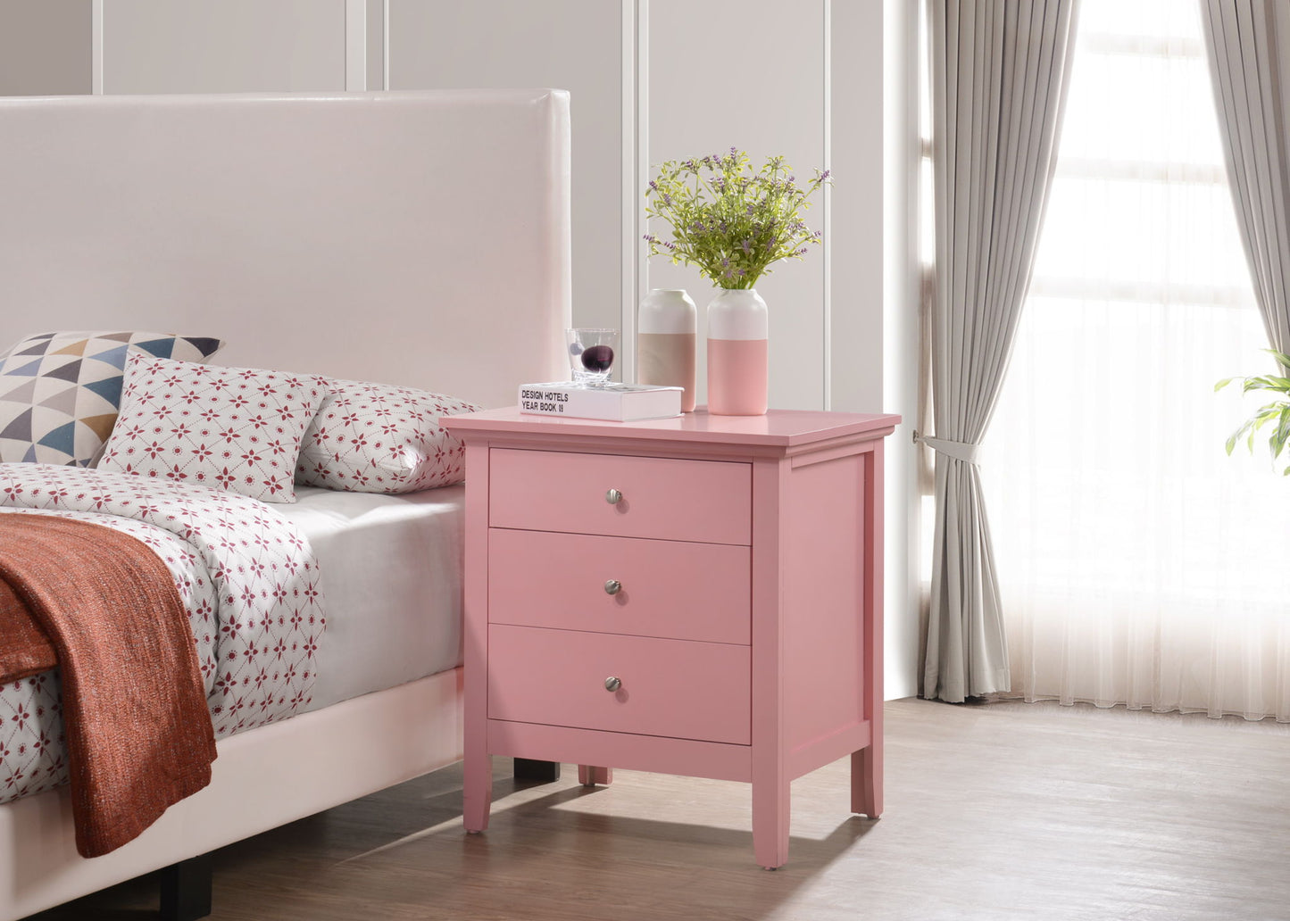 Glory Furniture - Hammond - 3 Drawer Nightstand