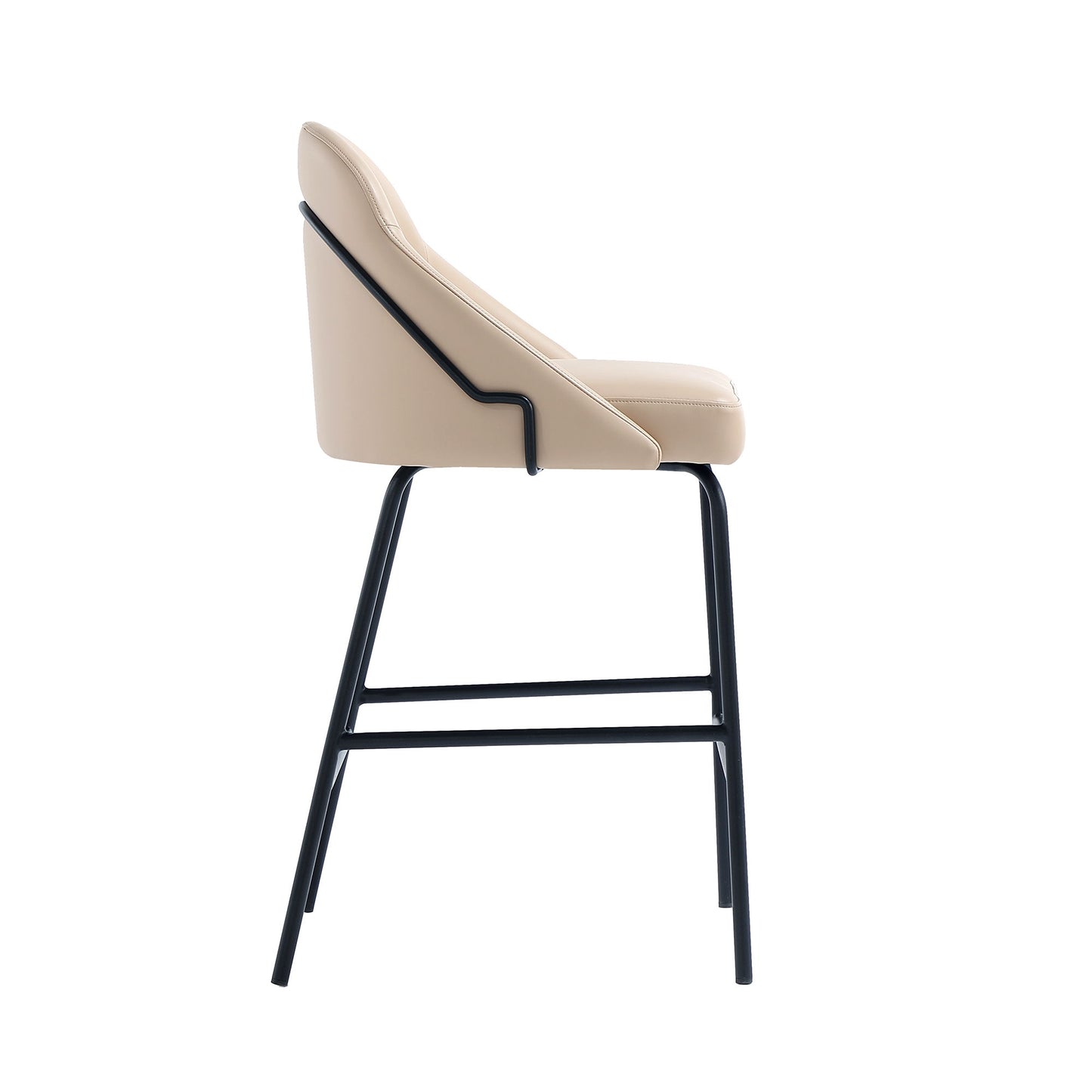 Manhattan Gracie - Counter Stool With Black Base