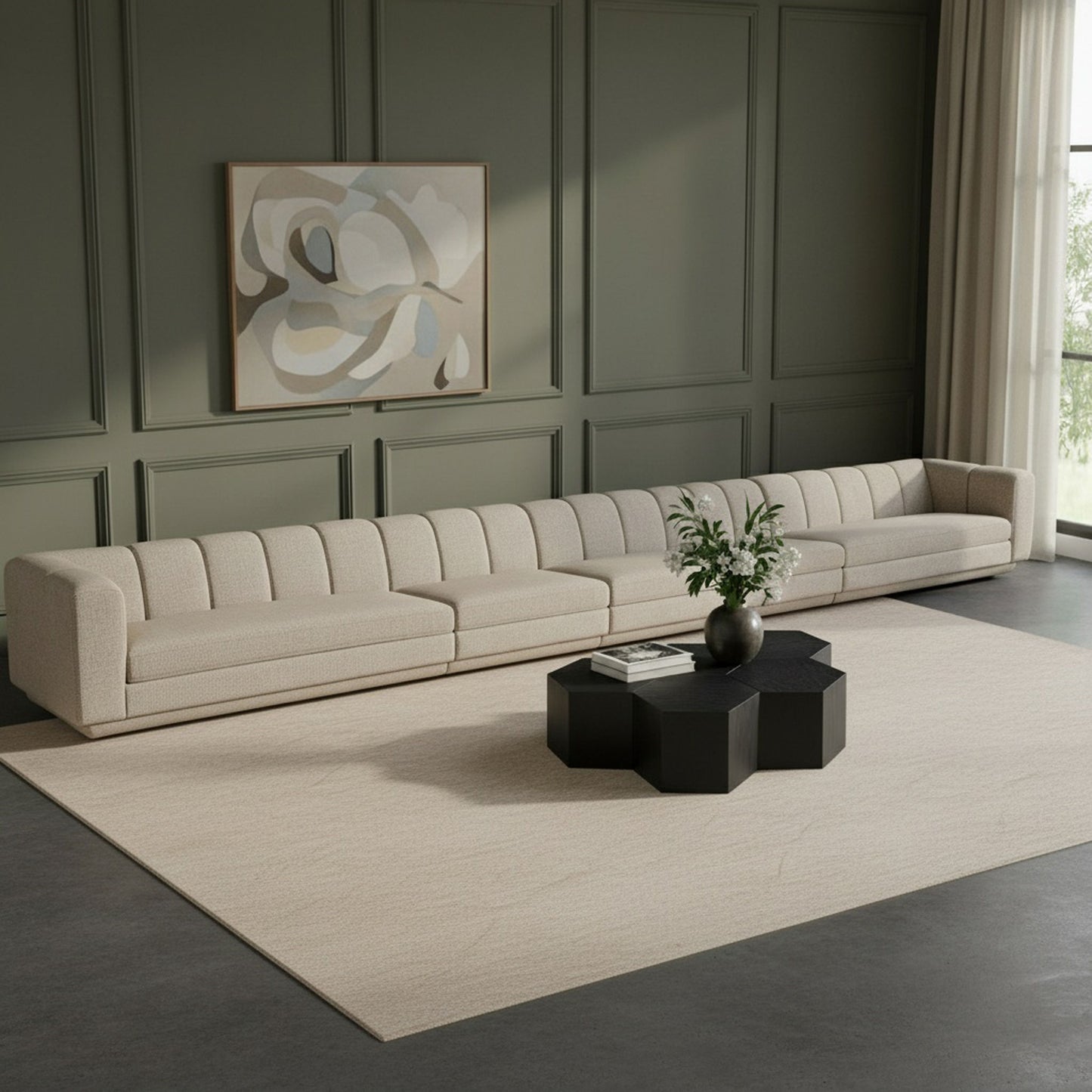 Modari - Sectional - Beige
