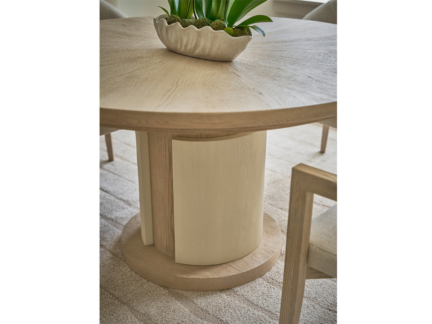 Velora - Round Dining Table - Light Brown