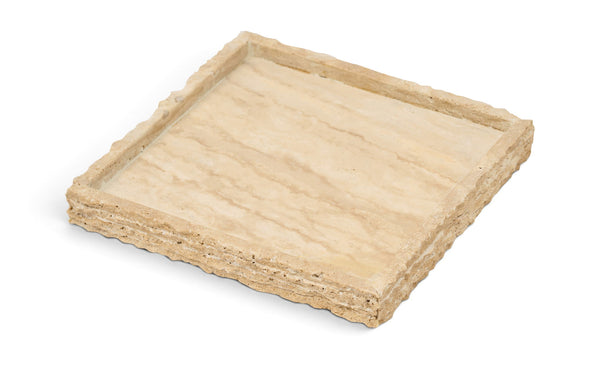 Chambers - Travertine Tray - Beige