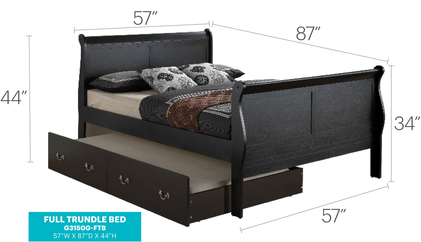 Glory Furniture - Louis Phillipe - Trundle Bed