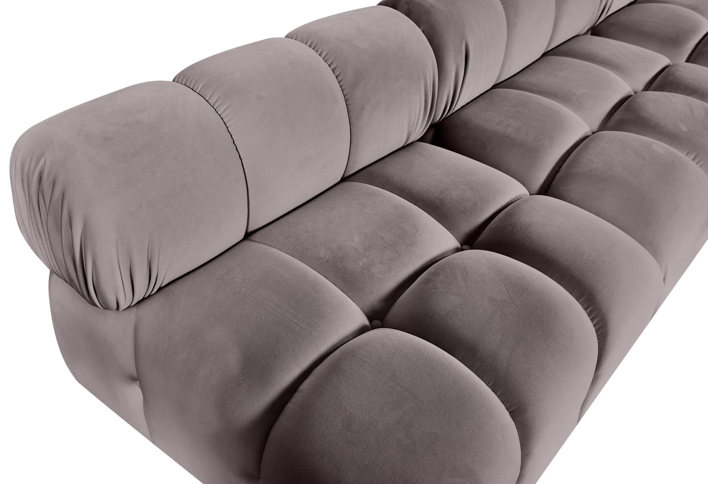 Orin - Velvet 6 Piece Modular L-Shaped Sectional