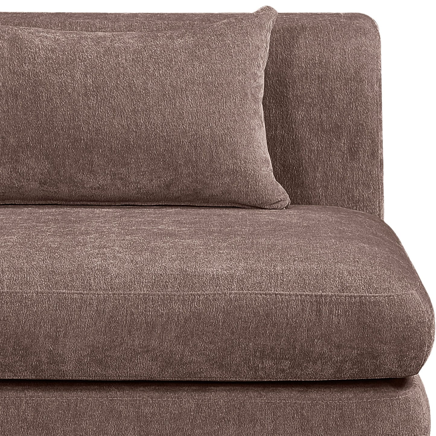 Stellar - Chenille Fabric Upholstered Modular Armless Chair