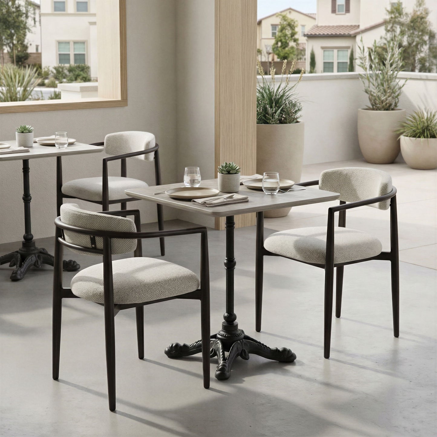 Midori - Outdoor Dining Chair - White