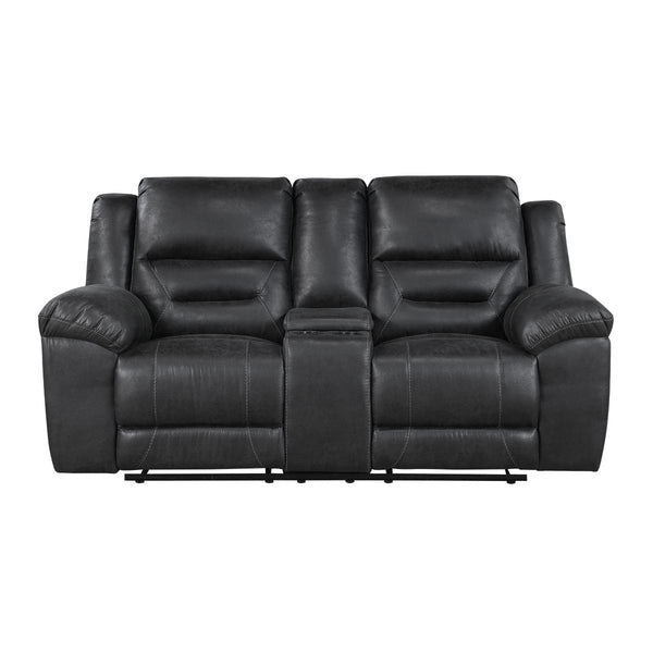 Hazen Double Reclining Love Seat with Center Console