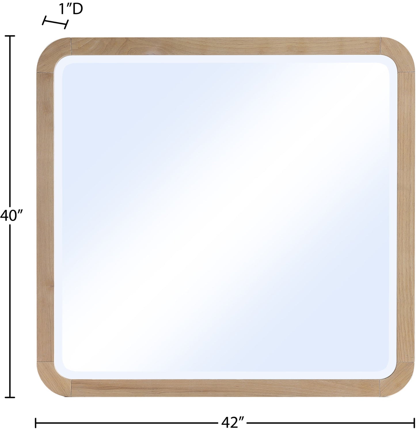 Giada - Solid Wood And Veneer Mirror