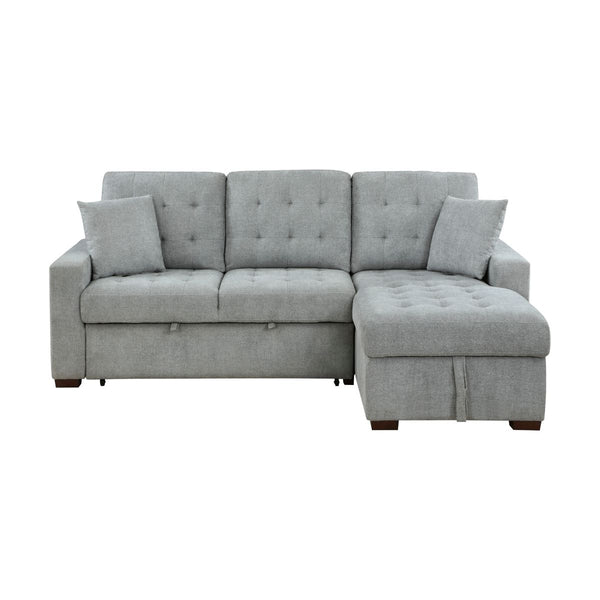 Waitsfield 2-Piece Sectional with Right Chaise, Pull-out Bed and Hidden Storage
