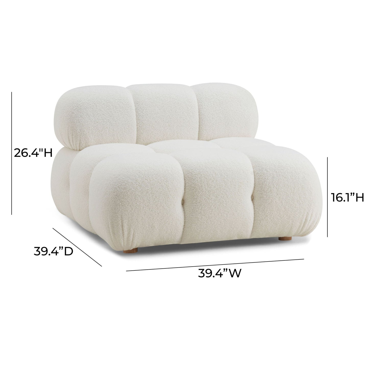 Calliope - Modular Armless Chair
