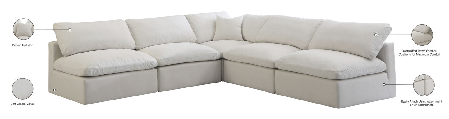 Plush - 5 Piece Modular Sectional