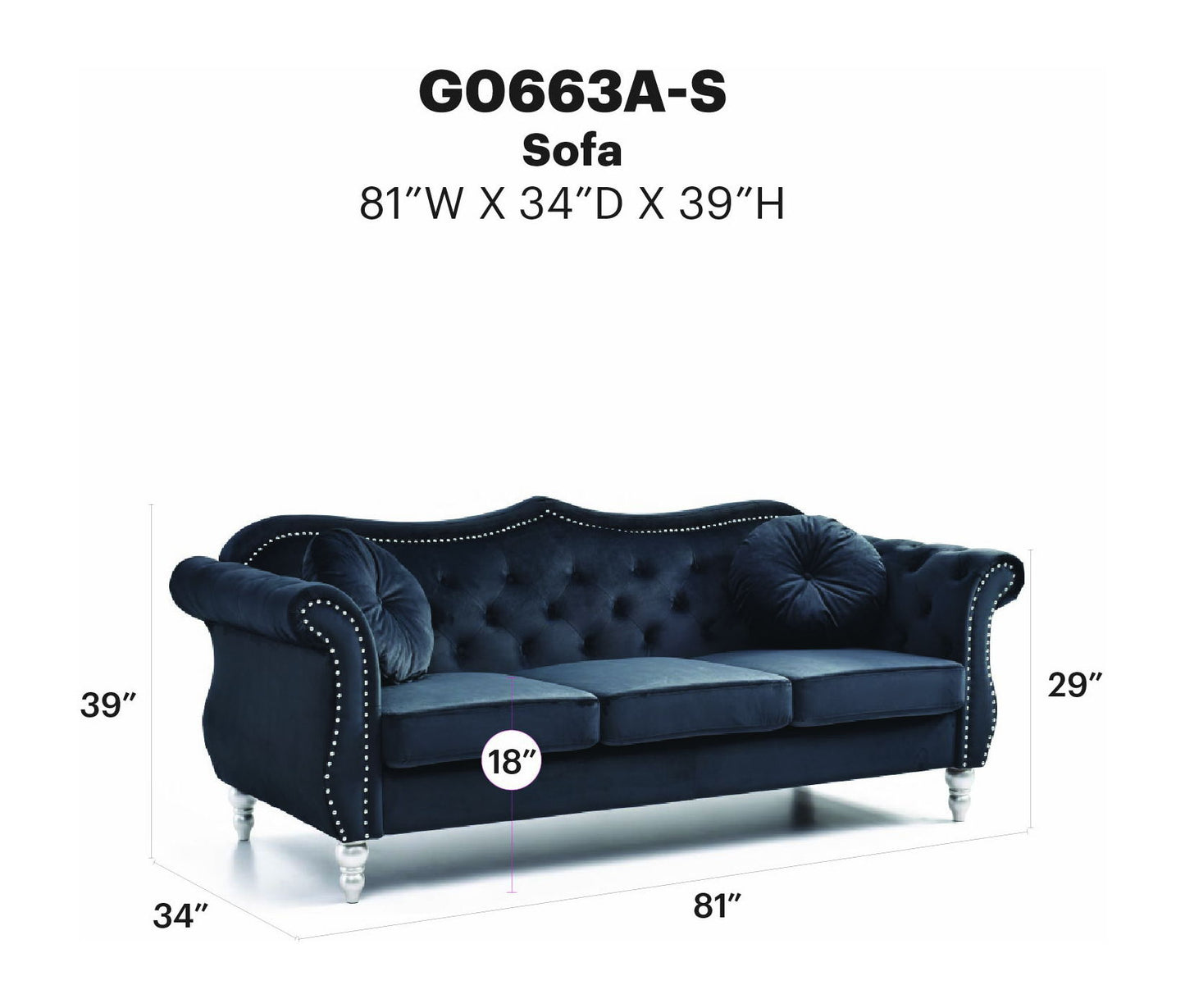 Glory Furniture - Hollywood - Sofa