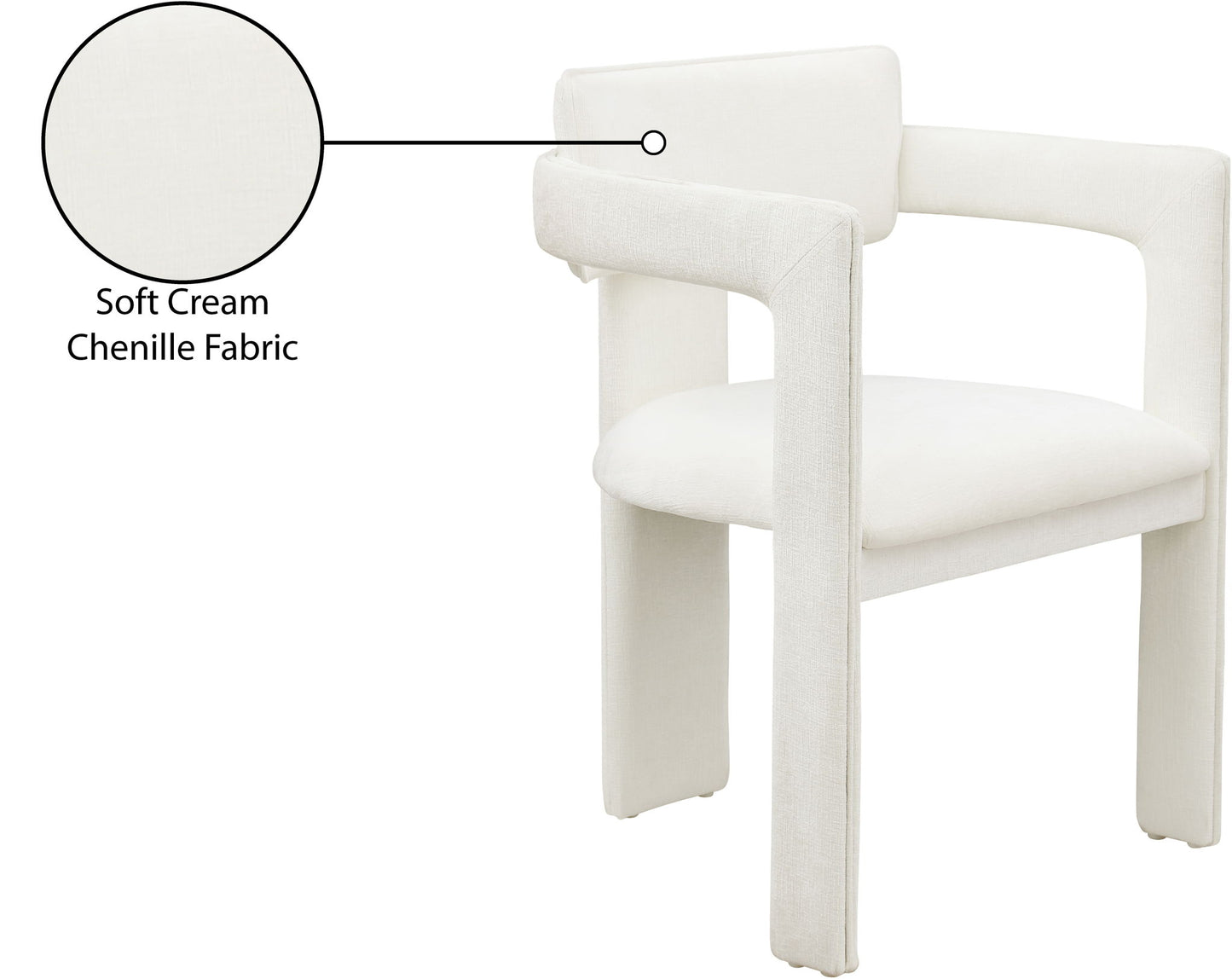 Brenda - Chenille  Dining Chair (Set of 2)