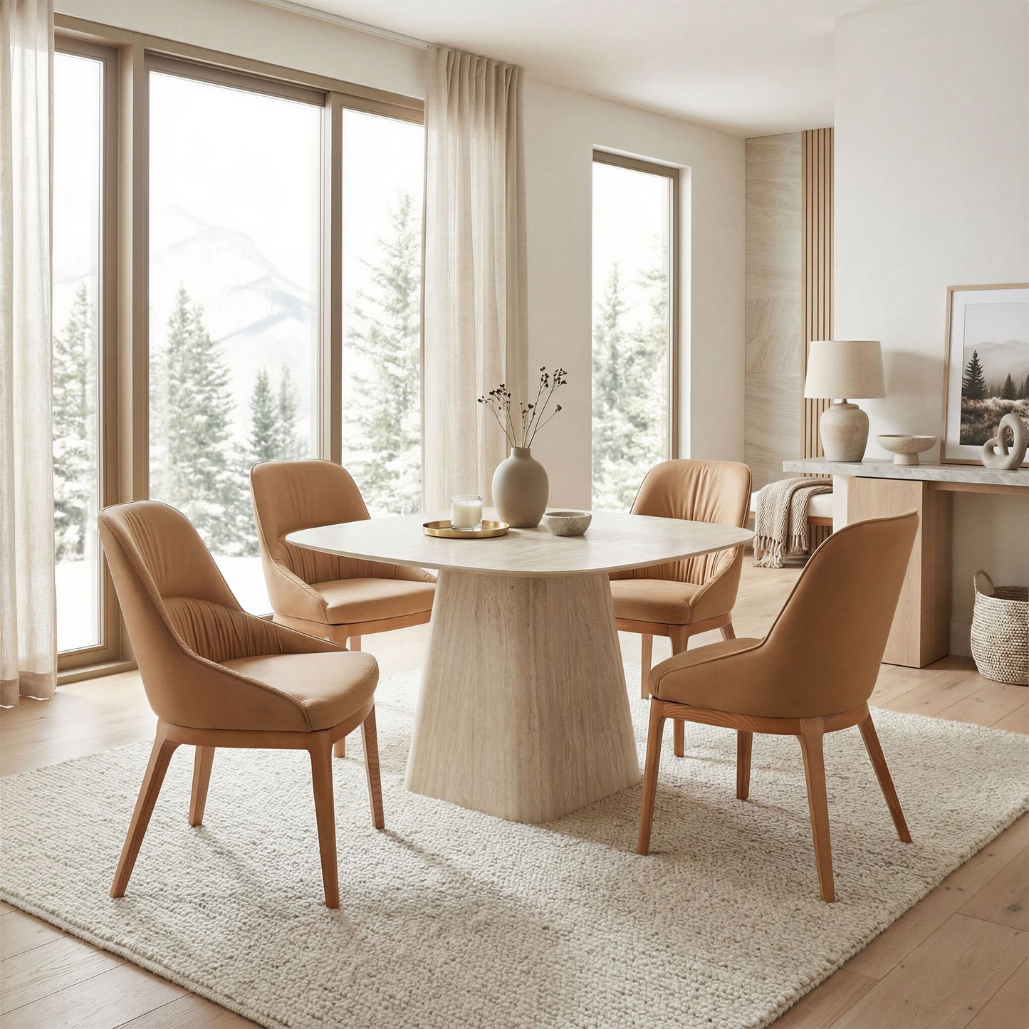 Brim - Dining Table - Natural