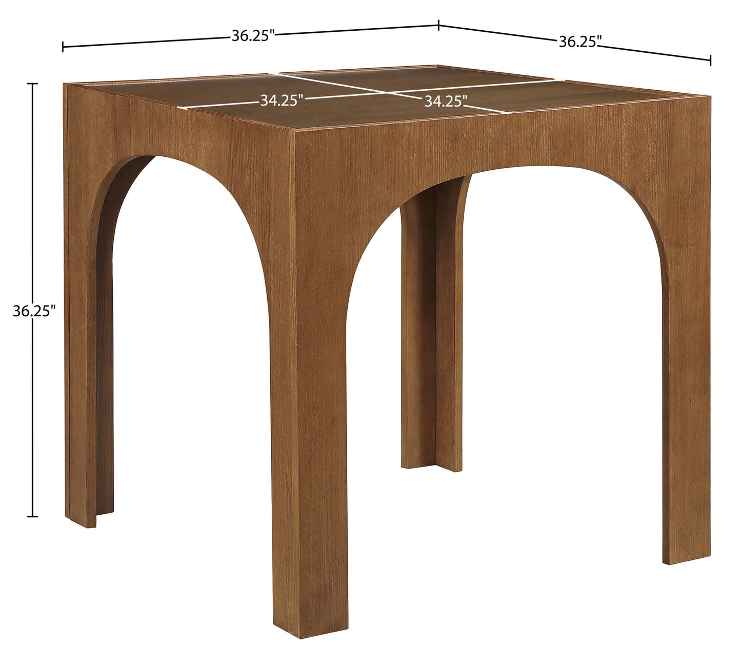 Waldorf - Tempered Glass Top Table