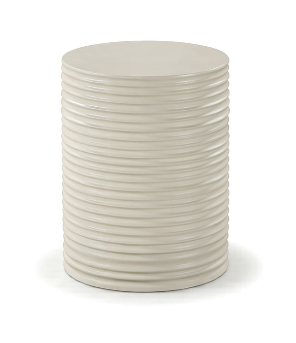 Nobi - Concrete End Table - Taupe