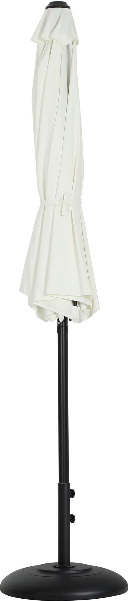 Fiji - Aluminum Patio Umbrella With Round Black Base